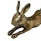 Hello Honey® 11" Antique Brass Decorative Embossed Aluminum Rabbit
